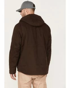 Hawx Men's Weathered Sherpa Lined Jacket Brown -Hawx Shop 2000373712 200 P4