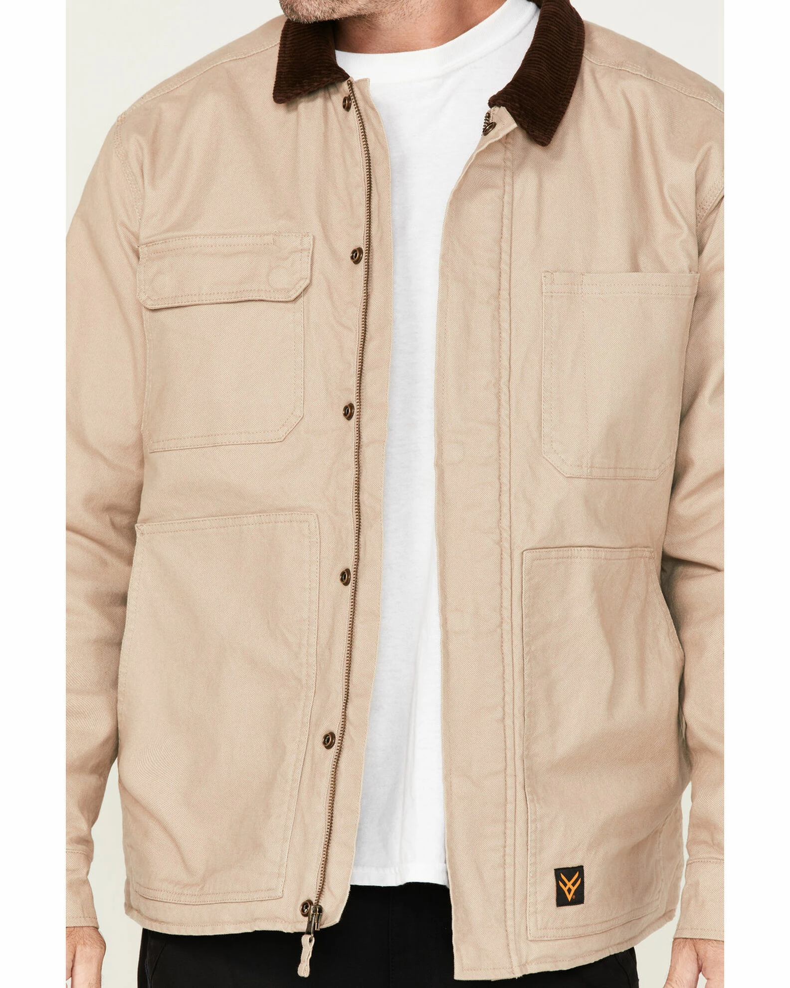 Hawx Men's Weathered Coat Natural 5 Hawx Men's Weathered Coat Natural - Image 3