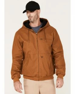 Hawx Men's Pro Hooded Bomber Jacket Rust Copper