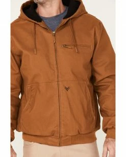 Hawx Men's Pro Hooded Bomber Jacket Rust Copper -Hawx Shop 2000373718 220 P3