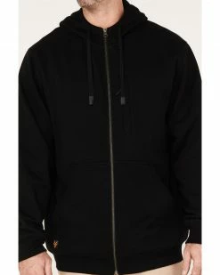 Hawx Men's Full Zip Thermal Lined Hooded Sweatshirt Black -Hawx Shop 2000373723 001 P3