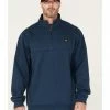 Hawx Men's 1/4 Zip Fleece Pullover Sweatshirt Dark Blue 1 Hawx Men's 1/4 Zip Fleece Pullover Sweatshirt Dark Blue -Hawx Shop 2000373733 401 P1