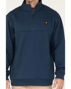 Hawx Men's 1/4 Zip Fleece Pullover Sweatshirt Dark Blue 8 Hawx Men's 1/4 Zip Fleece Pullover Sweatshirt Dark Blue -Hawx Shop 2000373733 401 P3