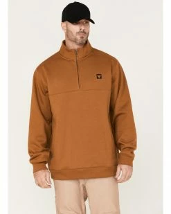 Hawx Men's 1/4 Zip Fleece Pullover Sweatshirt Rust Copper 11 Hawx Men's 1/4 Zip Fleece Pullover Sweatshirt Rust Copper -Hawx Shop 2000373734 220 P1 1