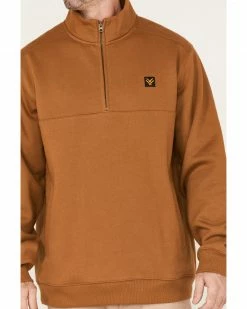Hawx Men's 1/4 Zip Fleece Pullover Sweatshirt Rust Copper 9 Hawx Men's 1/4 Zip Fleece Pullover Sweatshirt Rust Copper -Hawx Shop 2000373734 220 P3