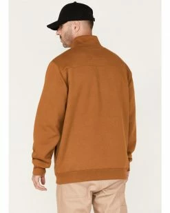 Hawx Men's 1/4 Zip Fleece Pullover Sweatshirt Rust Copper 10 Hawx Men's 1/4 Zip Fleece Pullover Sweatshirt Rust Copper -Hawx Shop 2000373734 220 P4