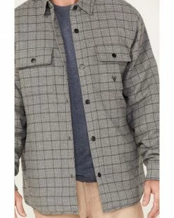 Hawx Men's Sherpa Lined Shirt Jacket Charcoal 9 Hawx Men's Sherpa Lined Shirt Jacket Charcoal -Hawx Shop 2000373739 022 P3