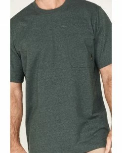 Hawx Men's Forge Solid Work Pocket T-Shirt - Big & Tall  Dark Green -Hawx Shop 2000373762 301 P3