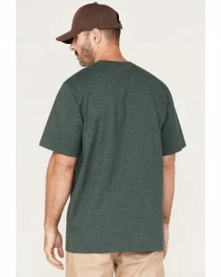Hawx Men's Forge Solid Work Pocket T-Shirt - Big & Tall  Dark Green -Hawx Shop 2000373762 301 P4