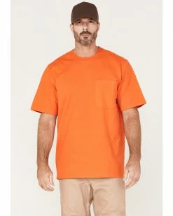Hawx Men's Forge Work Pocket T-Shirt Orange