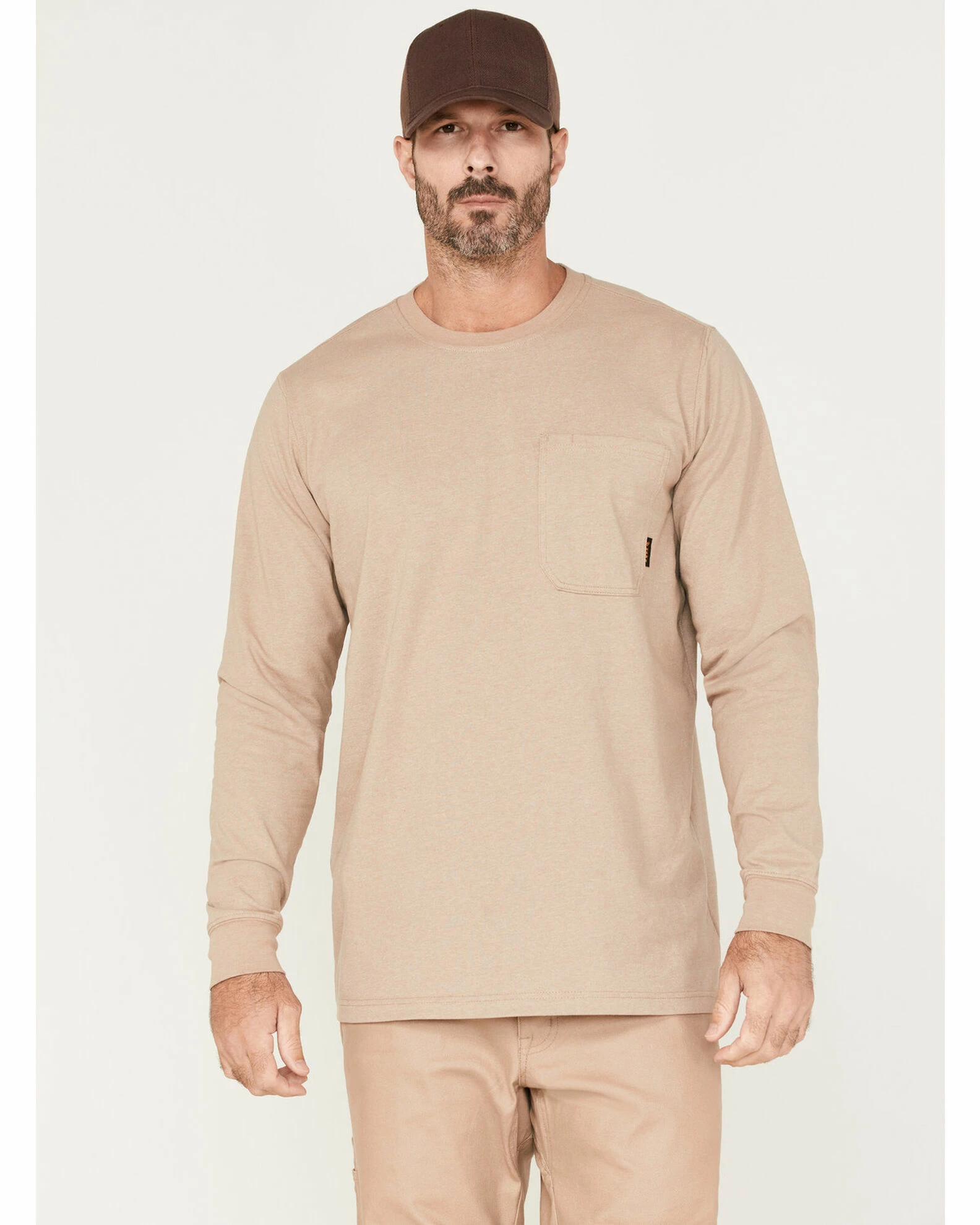 Hawx Men's Forge Work Pocket T-Shirt Natural 3 Hawx Men's Forge Work Pocket T-Shirt Natural