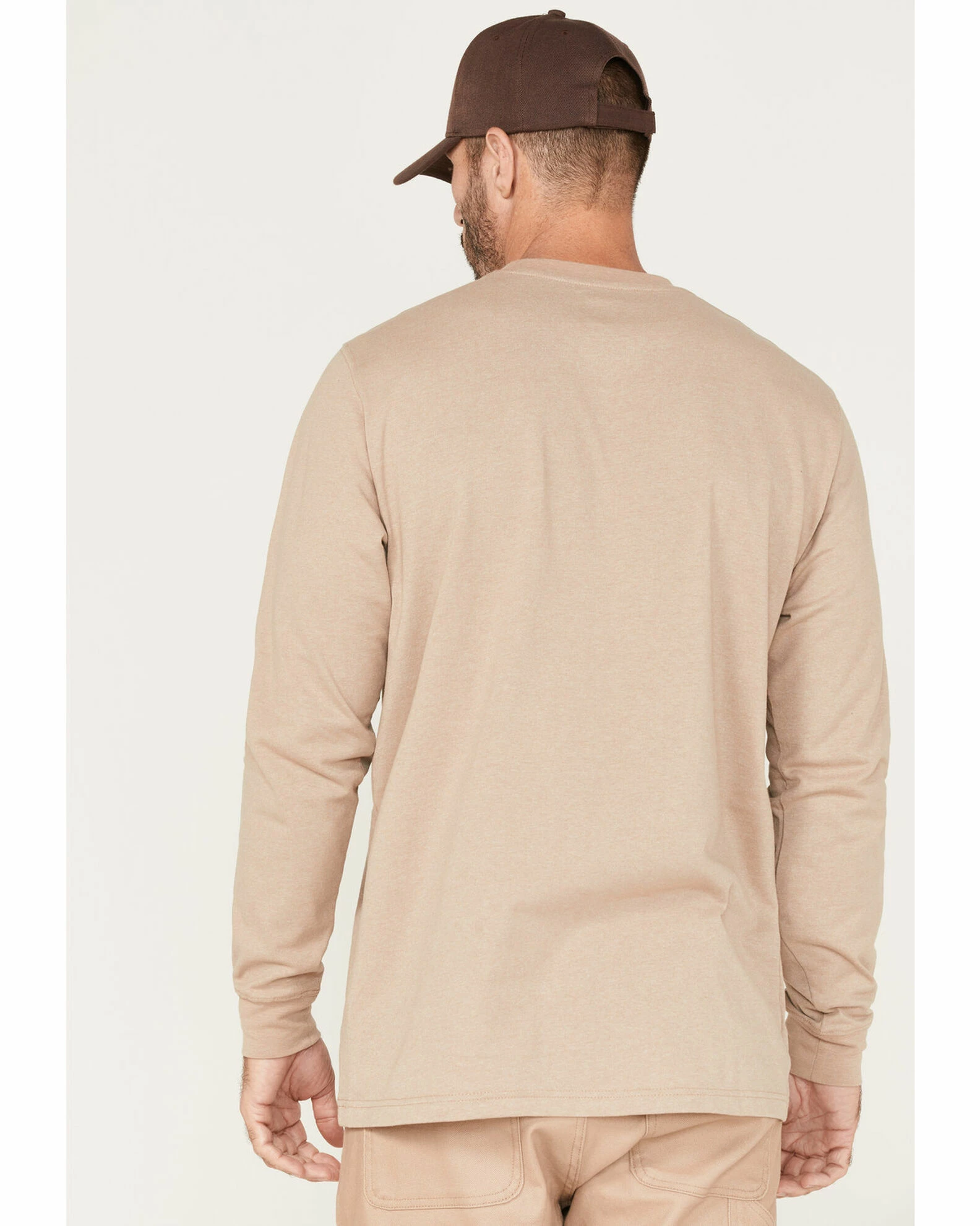 Hawx Men's Forge Work Pocket T-Shirt Natural 6 Hawx Men's Forge Work Pocket T-Shirt Natural - Image 4