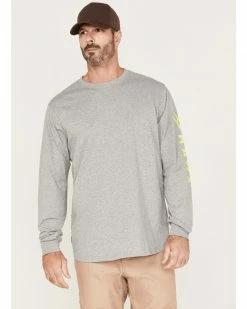 Hawx Men's Solid Logo Graphic Work T-ShirtÂ