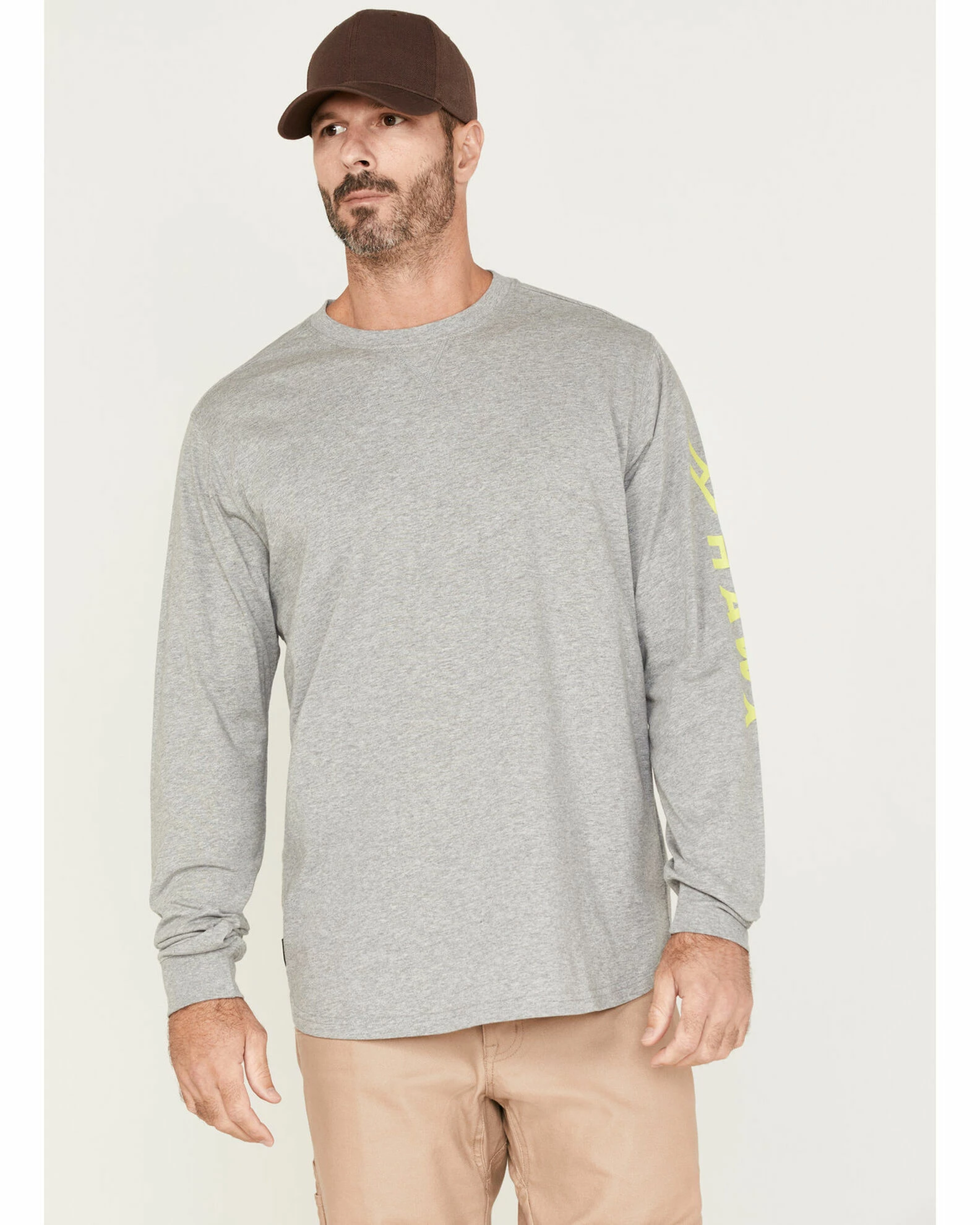 Hawx Men's Solid Logo Graphic Work T-Shirt 3 Hawx Men's Solid Logo Graphic Work T-Shirt