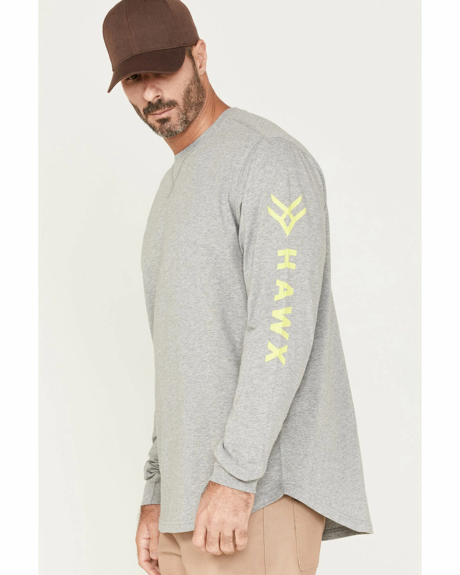 Hawx Men's Solid Logo Graphic Work T-Shirt 4 Hawx Men's Solid Logo Graphic Work T-Shirt - Image 2