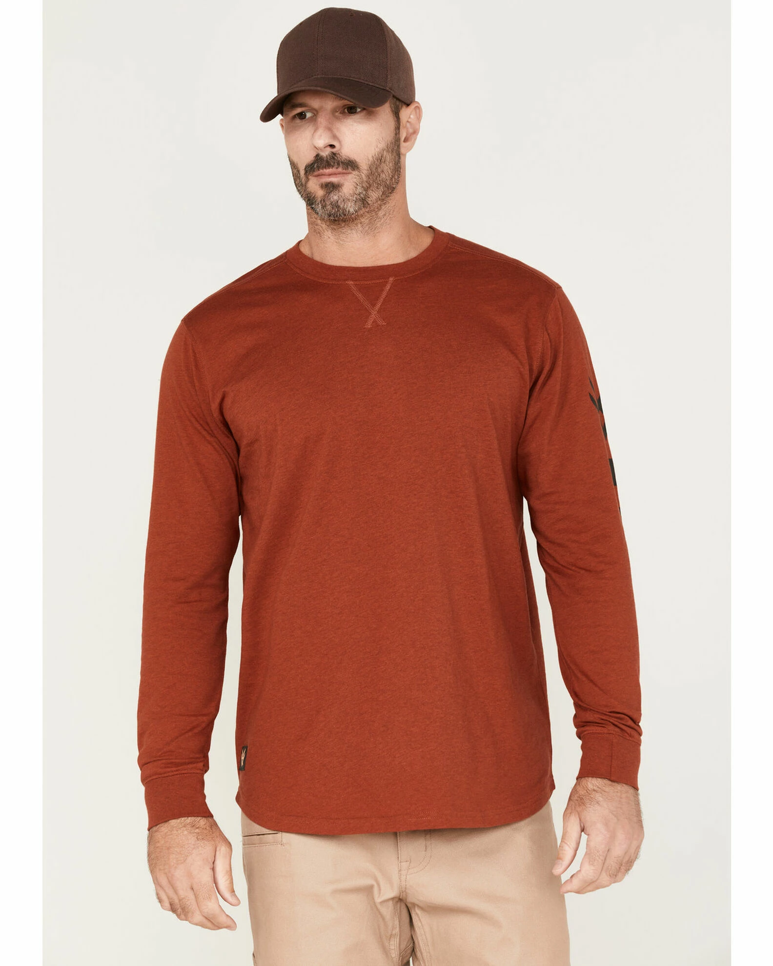 Hawx Men's Solid Logo Graphic Work T-Shirt 3 Hawx Men's Solid Logo Graphic Work T-Shirt