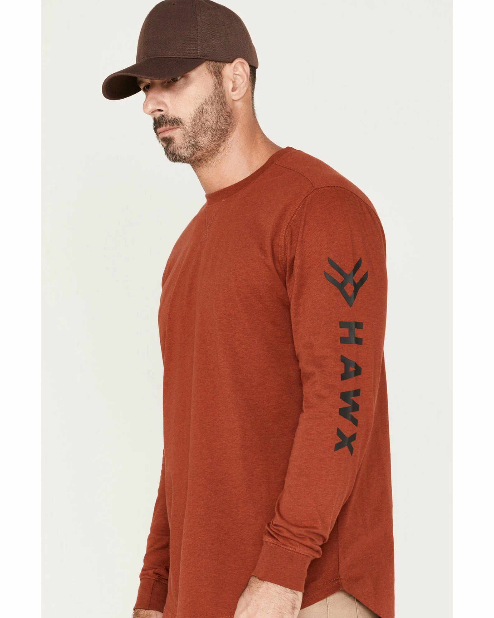 Hawx Men's Solid Logo Graphic Work T-Shirt 4 Hawx Men's Solid Logo Graphic Work T-Shirt - Image 2