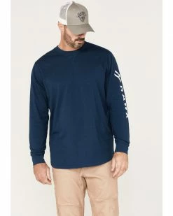 Hawx Men's Logo Graphic Work T-ShirtÂ