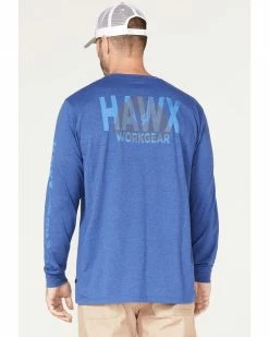 Hawx Men's Logo Graphic Long Sleeve Work T-Shirt  -Hawx Shop 2000373781 400 P4