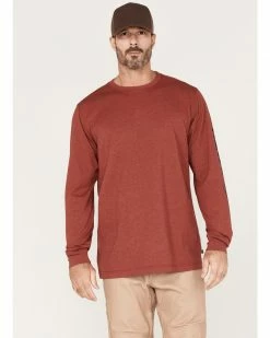 Hawx Men's Flag Logo Graphic Work T-Shirt 