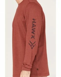 Hawx Men's Flag Logo Graphic Work T-Shirt  -Hawx Shop 2000373786 645 P3