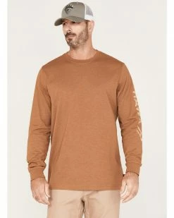 Hawx Men's Flag Logo Graphic Work T-Shirt 