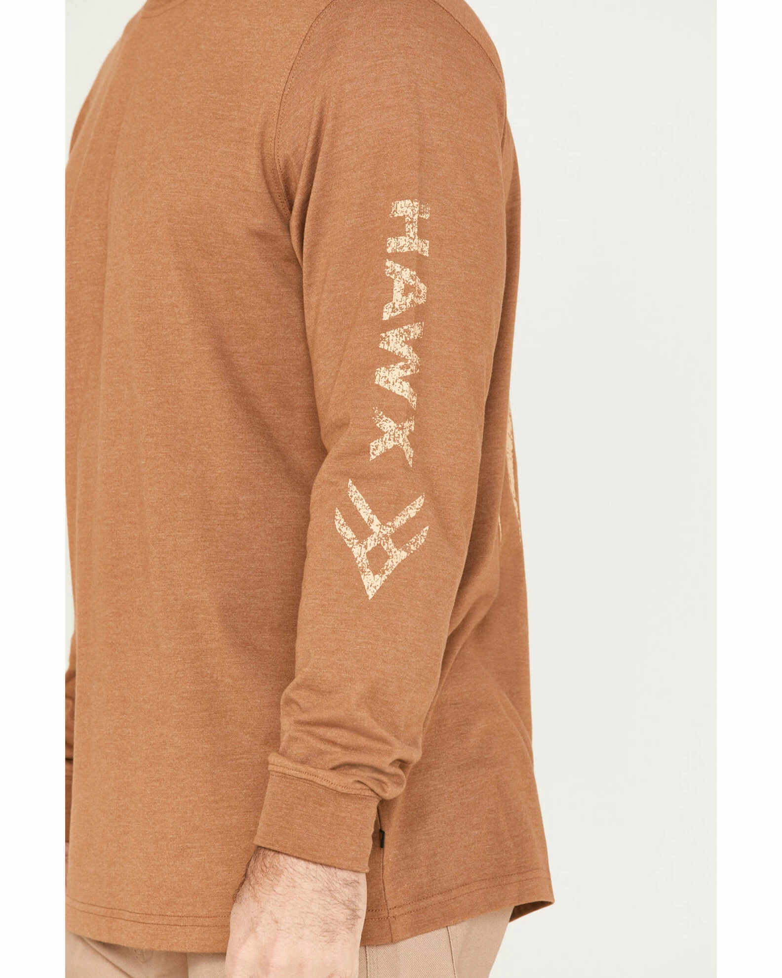 Hawx Men's Flag Logo Graphic Work T-Shirt 5 Hawx Men's Flag Logo Graphic Work T-Shirt - Image 3