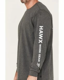 Hawx Men's Quality Goods Logo Graphic Work T-Shirt  -Hawx Shop 2000373788 022 P2