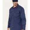 Hawx Men's Twill Western Snap Work Shirt Dark Blue 2 Hawx Men's Twill Western Snap Work Shirt Dark Blue -Hawx Shop 2000373791 401 P1