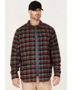 Hawx Men's Checker Long Sleeve Button-Down Flannel Burgundy 11 Hawx Men's Checker Long Sleeve Button-Down Flannel Burgundy -Hawx Shop 2000373792 640 P1 1