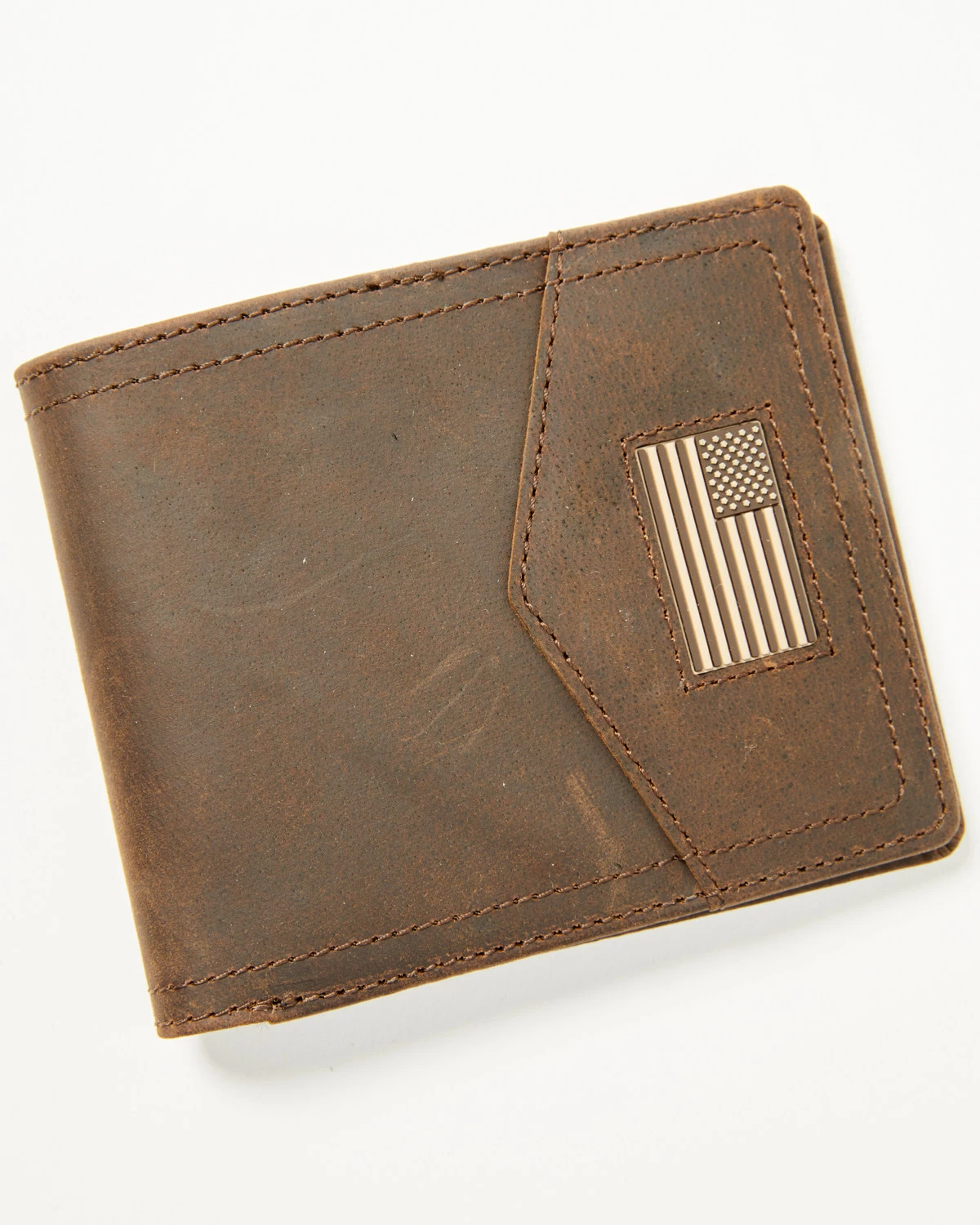 Hawx Men's Bi-Fold Wallet Brown 5 Hawx Men's Bi-Fold Wallet Brown - Image 4