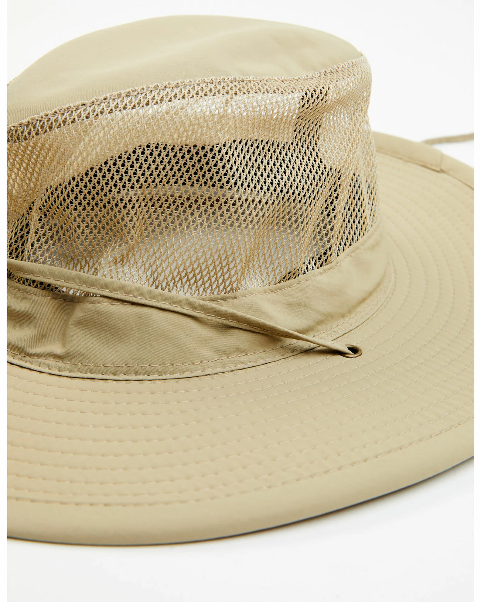 Hawx Men's Hyperkewl Safari Work Hat Beige/khaki 4 Hawx Men's Hyperkewl Safari Work Hat Beige/khaki - Image 2